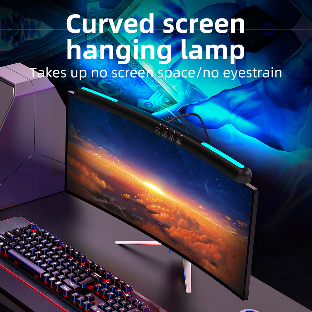 USB Stepless Dimming Screen Ha - огляд і ціна Pc Gaming Pink